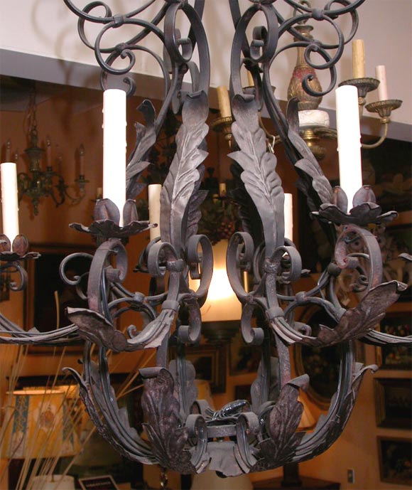 Pair of chandeliers