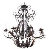 Pair of chandeliers