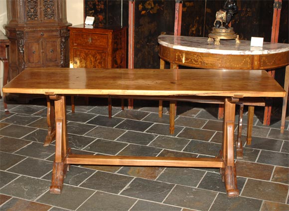 Spanish colonial molave wood refectory table For Sale 1