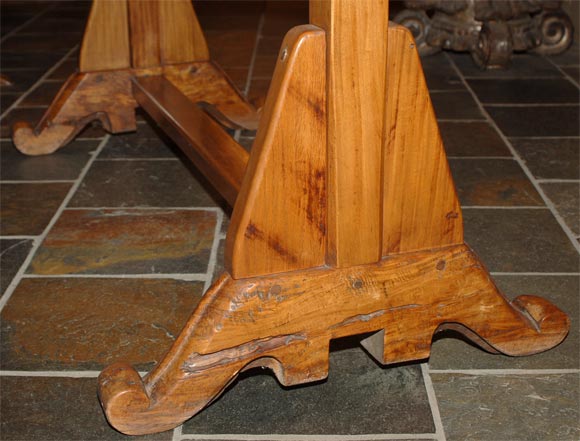 Spanish colonial molave wood refectory table For Sale 3