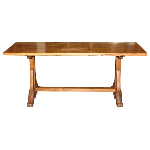 Spanish colonial molave wood refectory table For Sale