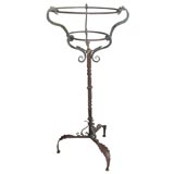 19th Century Italian Bronze & Iron Plant Stand