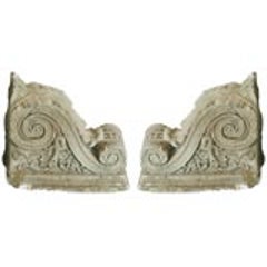 Pair 18thc. Stone Brackets 11