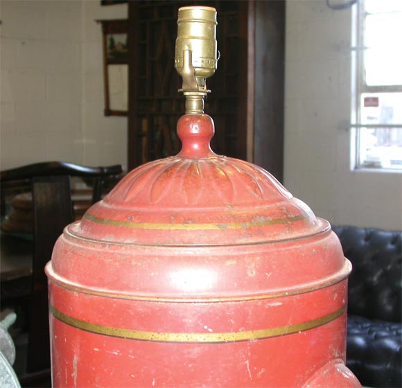 Water Cooler Lamp In Good Condition In Wainscott, NY