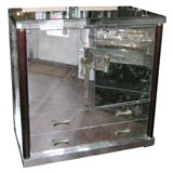 art deco mirrored bar