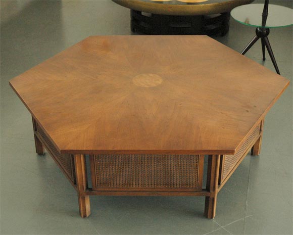 Drexel Hexagonal Coffee Table