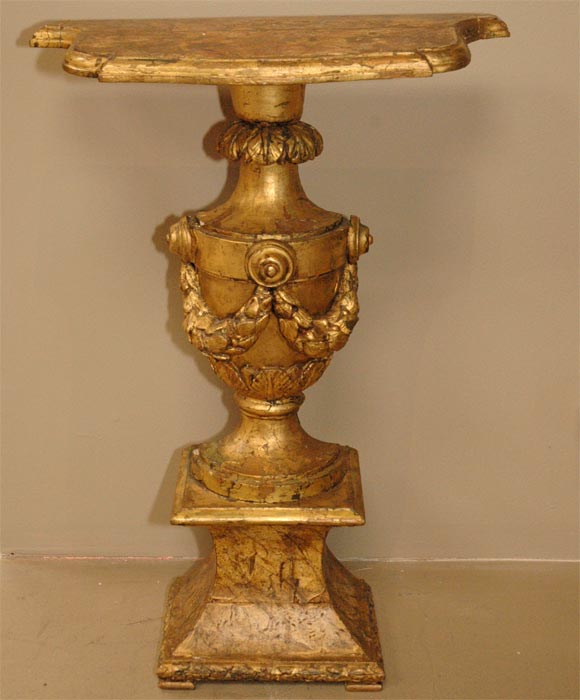 Italian Neo-Classical Gilt Urn-Shaped Console Circa 1790