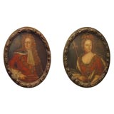 Oil Paintings of William of Orange and Queen Mary