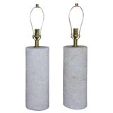 Pair of reef table lamps