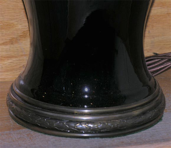 American Single Moorcroft table lamp