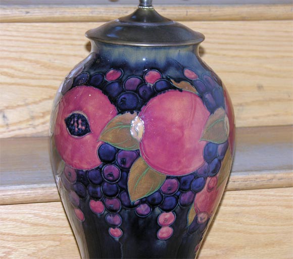 Mid-20th Century Single Moorcroft table lamp
