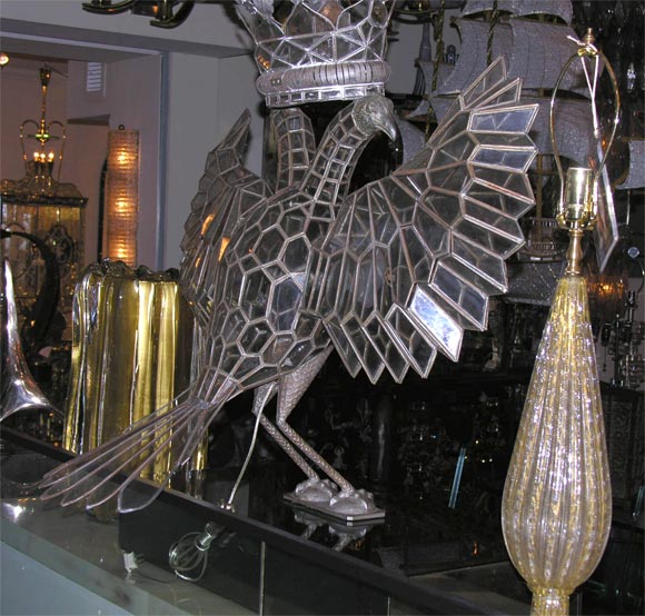 Double-headed eagle sculpture