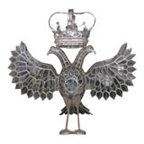 Double-headed eagle sculpture