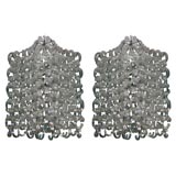 Pair Of Toso "C" Link Chandeliers