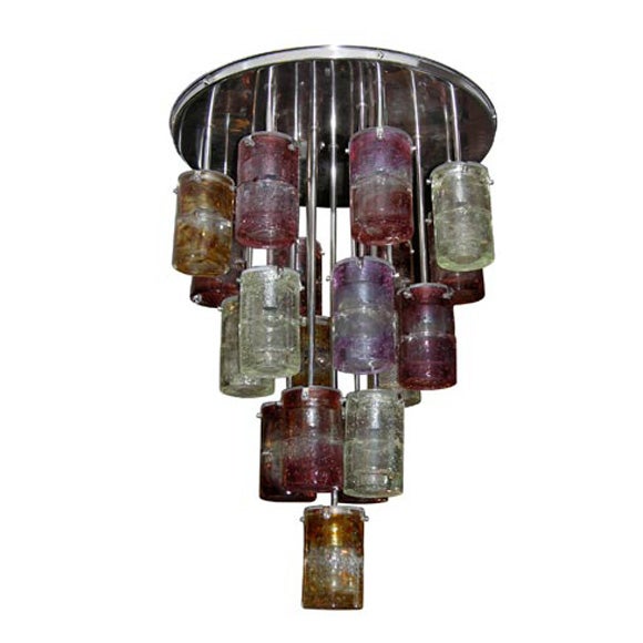 Poli Arte Glass  Light Fixture