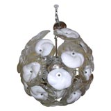 Vintage La Murina Floral Light Fixture