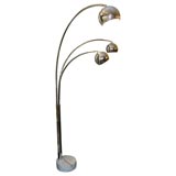 European Chrome Floor Lamp