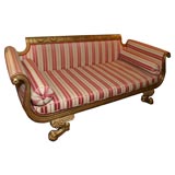 Gilt Regency Style Sofa