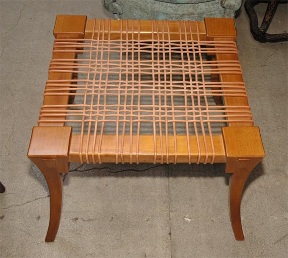 Sgabello quadrato Diphros con cuscino libero di Saridis