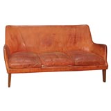 Arne Vodder 3-Seat Sofa in Leather