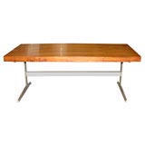 Denmark: Rosewood Desk with Chrome Legs