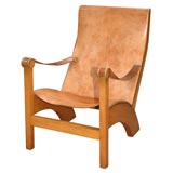 Copenhagen Chair in Leather by Mogens Voltelen