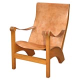 Copenhagen Chair in Leather by Mogens Voltelen