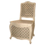 Used French Louis XV style toilet chair