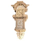 filigris bonnet top wall clock