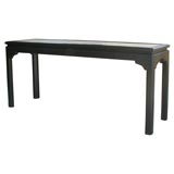 Stylish Black Laquered Console Table