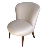 Charming Art Deco Slipper Chair