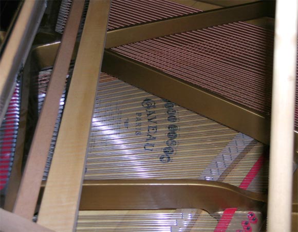 Fine Art Deco Flamed Mahogany Piano By Gaveau 1