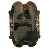 Peach Glass Mirror