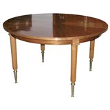 Round Extension Dining Table by Jules Leleu