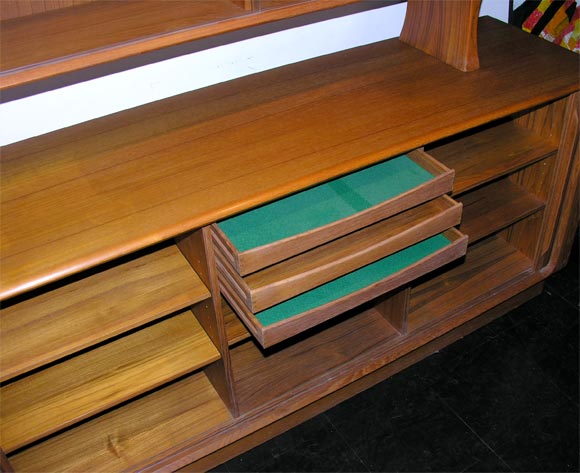 Teak Two piece danish buffet.