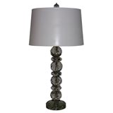 Leaded crystal lamp.