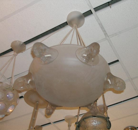 René Lalique "Eglantines" Chandelier