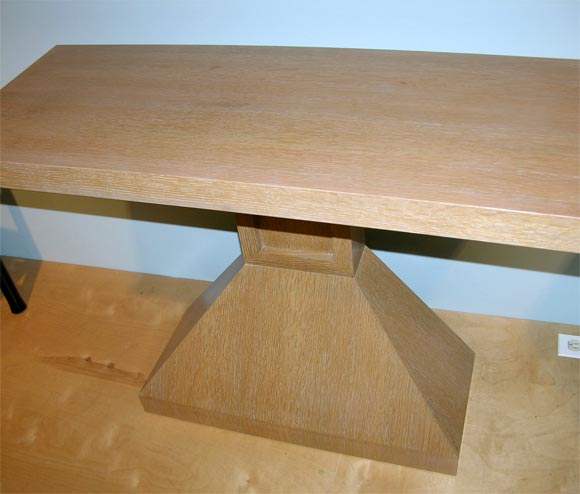 American Studio Made Oak Console Table