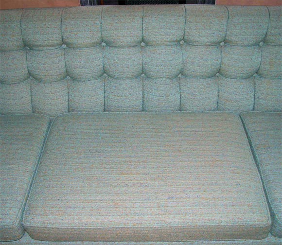Upholstery Edward Wormley for dunbar tufted sofa