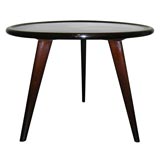 Rosewood Sunburst Top Side Table,  Des. by L. Majorelle