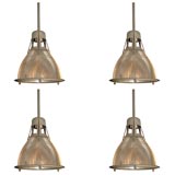 1920-1930'S INDUSTRIAL HANGING LIGHTS- REWIRED