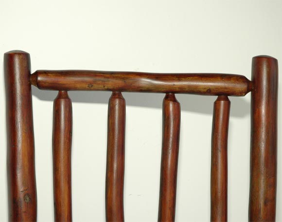 Mid-20th Century 1920-1930'S OLD HICKORY SET OF SIX  DINNING CHAIRS