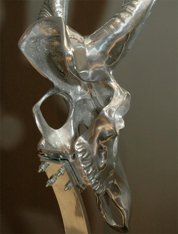 Arthur Court Aluminum Kudu Skull 4