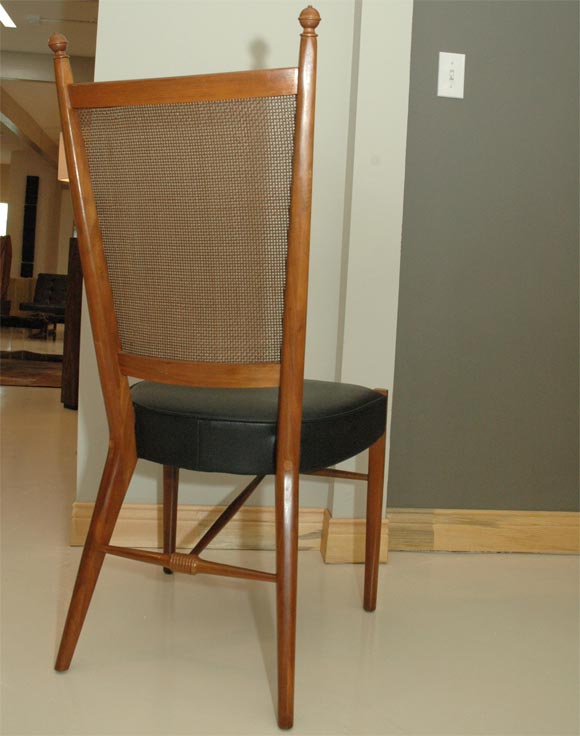 Mid-20th Century Set of Four Decorative Dining Chairs