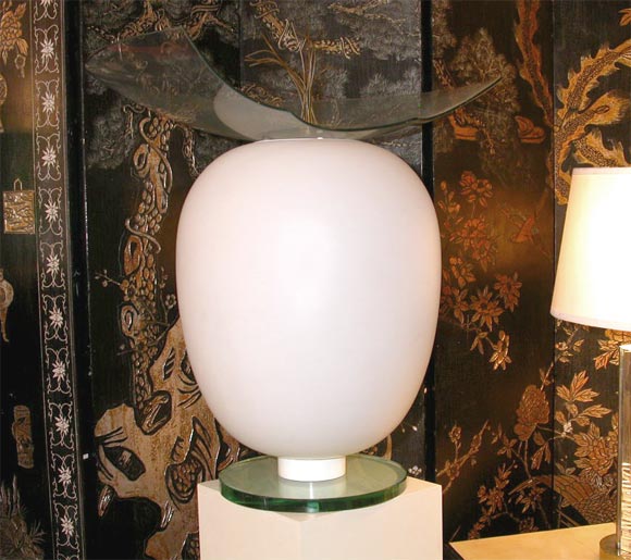 fontana arte attr egg lamp