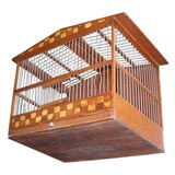 Checkerboard Bird cage