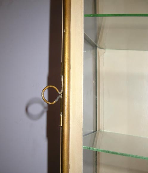 Tole curio hanging cabinet 1