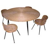 Rattan Table and Chairs