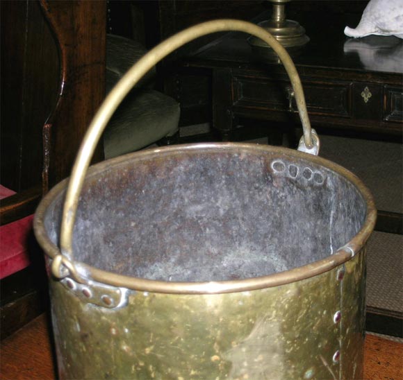 English brass apple kettle