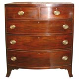 Bow Front Mahogany Chest of Drawers